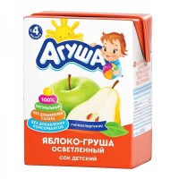 Детский сок Агуша Груша 0,2 л, с 4 месяцев