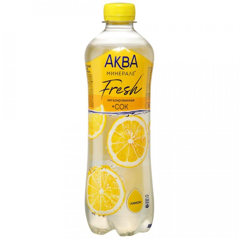 Aqua Minerale с соком Лимон 0,5л 12 шт. в уп. купить продукты с доставкой  - интернет-магазин Добродуша