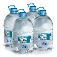 Бон Аква Вода чистая питьевая негазированная, 5 л, 4 шт. в уп.