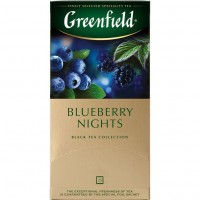 Чай в пакетиках черный Greenfield Blueberry Nights, 25 пакетиков