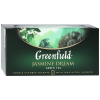 Чай в пакетиках зеленый Greenfield Jasmine Dream, 25 пакетиков