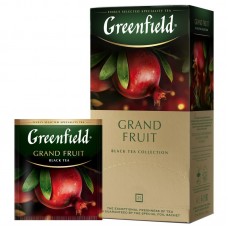 Greenfield Чай черный Grand Fruit, 25 пакетиков по 1,5 г