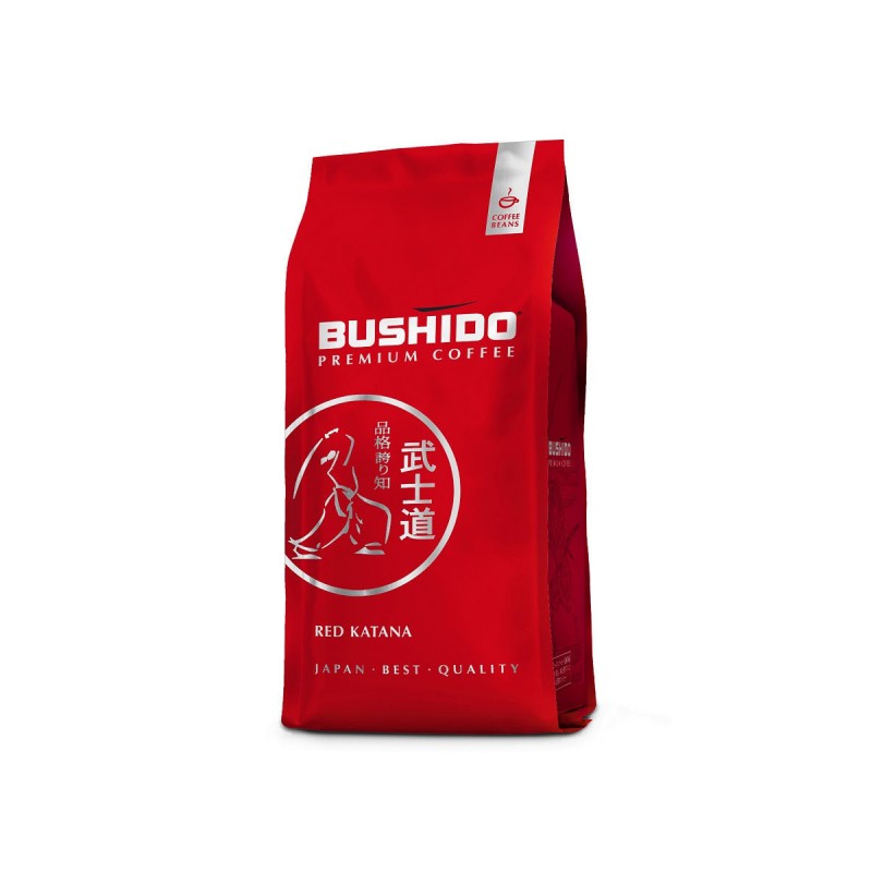 Кофе Бушидо Рэд Катана красный зерно 1кг Швейцария купить продукты с доставкой  - интернет-магазин Добродуша