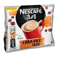 Напиток кофейный Нескафе 3в1 карамель 14,5 гр