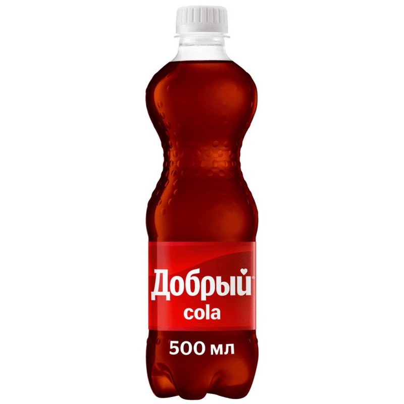Добрый Cola 0,5 л 24 штуки в уп. купить продукты с доставкой  - интернет-магазин Добродуша