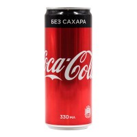 Кока-Кола Зеро 0,33 л жб, 24 шт. в уп. Казахстан