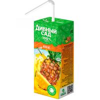 Напиток ананасовый сокосодержащий Дивный Сад 0,2л, 27 шт. в уп.