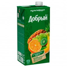 Сок Добрый Мультифрукт 1,93л, 6 шт. в уп.