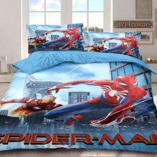 Комплект детского постельного белья Spider-Man и Железный Человек