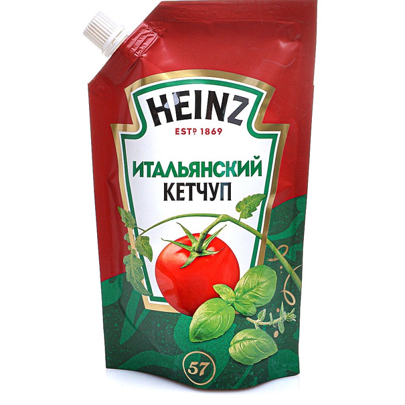 Кетчуп Heinz томатный итальянский, 320 г, Консервация, Кетчупы, Heinz - купить с доставкой
