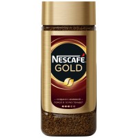 Кофе Nescafe Gold растворимый сублимированный 95 г стекло