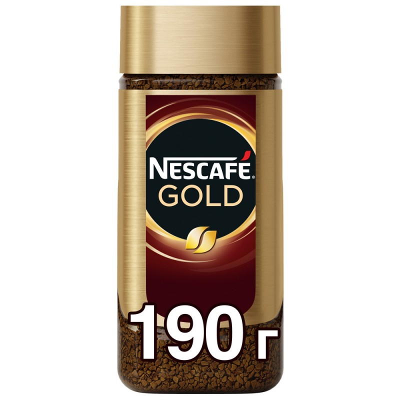 Кофе растворимый NESCAFE Gold 190 г, стекло,  ,  - купить с доставкой