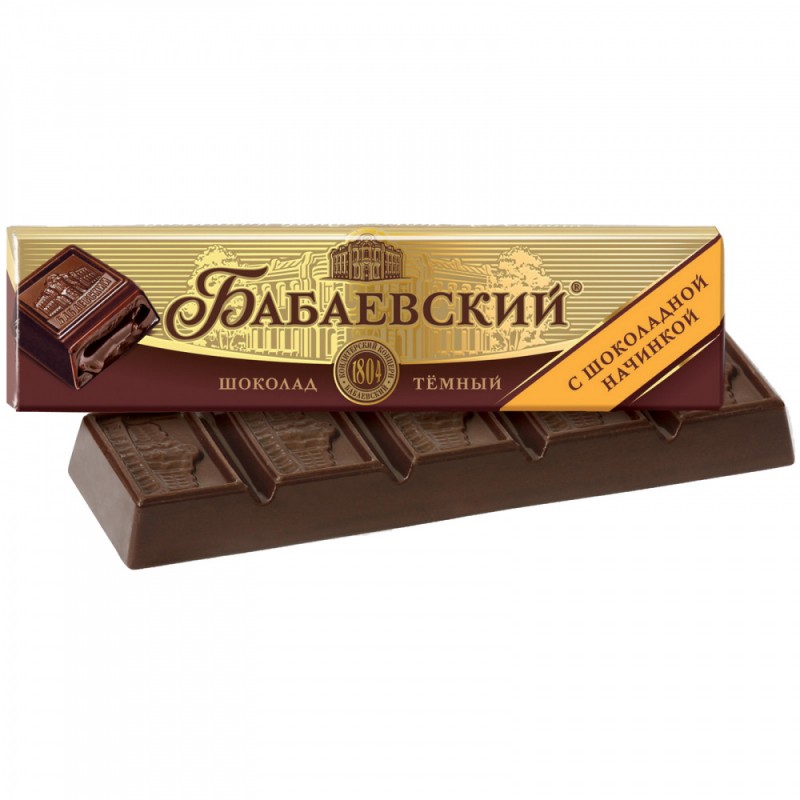 Батончик Бабаевский Шоколадный 50гр, 20 шт. в уп. - Кондитерские изделия  Шоколад купить продукты с доставкой