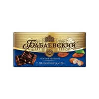 Шоколад Бабаевский с Цельным миндалем 200гр