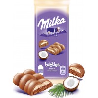 Шоколад пористый "МИЛКА" БАБЛС молоч. с кокосом 92гр