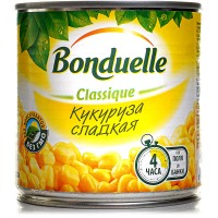 Кукуруза BONDUELLE Classique, сладкая, 425мл, Россия