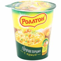 Лапша "Роллтон" с курицей в стакане 70гр