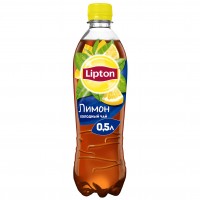 Чай Lipton холодный черный Лимон, 0,5 л, 12 шт. в уп.