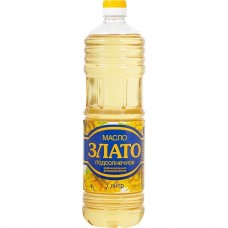 Масло подсолнечное Злато рафинированное, 1 л