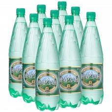 Минеральная вода Нарзан 1 л ПЭТ натуральной газации, 9 шт. в уп.