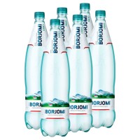 Вода газированная Borjomi природная минеральная, 0,75 л, 6 шт. в уп.