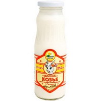 Деревенский Домик молоко козье 0.25 литра 3,5-5,6% стекло, 6 шт. в упак.
