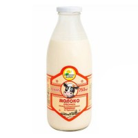 Деревенский Домик молоко 0,75 литра 3,5-4,5% топленое стекло, 6 шт. в упак.