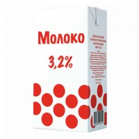 Молоко Горошек МолоКом 1л 3,2%, БЗМЖ, тетрапак, 12 шт. в уп.