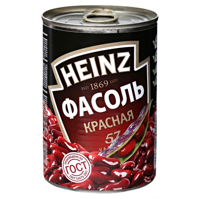 Heinz Фасоль красная ж/б 400гр. купить продукты с доставкой  - интернет-магазин Добродуша