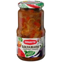 Баклажаны обжаренные с овощами Пиканта, 520 гр.