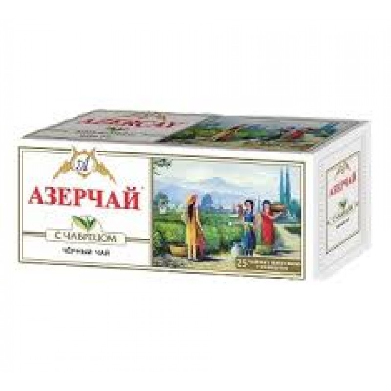 Чай  АзерЧай  с бергамотом 25 пакетов купить продукты с доставкой  - интернет-магазин Добродуша