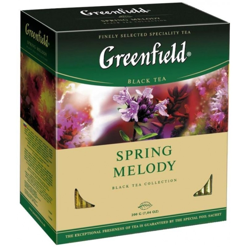 Чай Гринфилд 100пак c малиной SUMMER BOUQUET - Продукты питания  Чай, Кофе купить продукты с доставкой