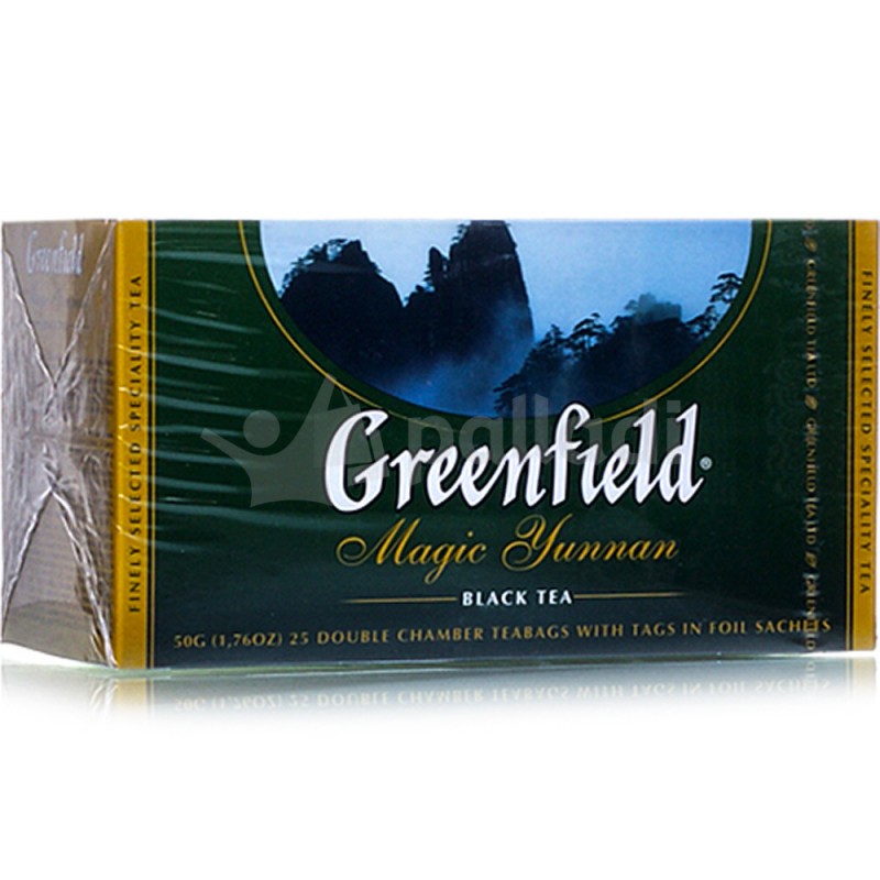 Чай Гринфилд 25пак зеленый Айва-Имбирь-Календула купить продукты с доставкой  - интернет-магазин Добродуша