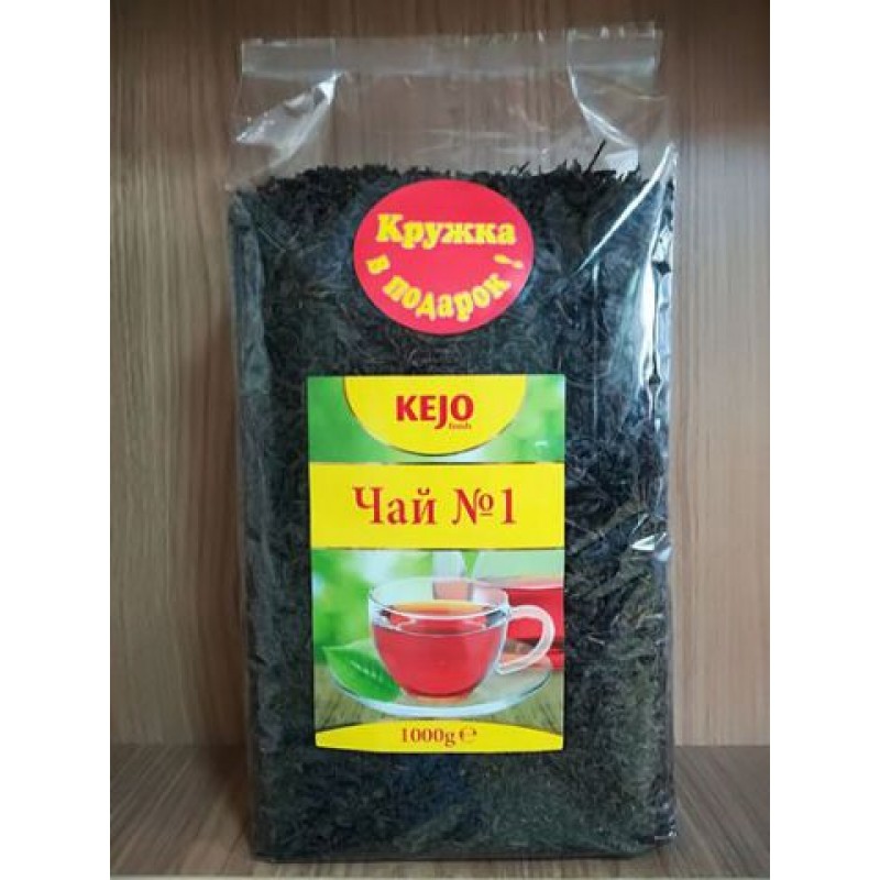 Чай KEJOfoods черный Цейлон 1000гр. Крупный лист 1*6шт купить продукты с доставкой  - интернет-магазин Добродуша