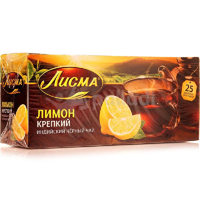 Чай Лисма Лимон 25пак купить продукты с доставкой  - интернет-магазин Добродуша