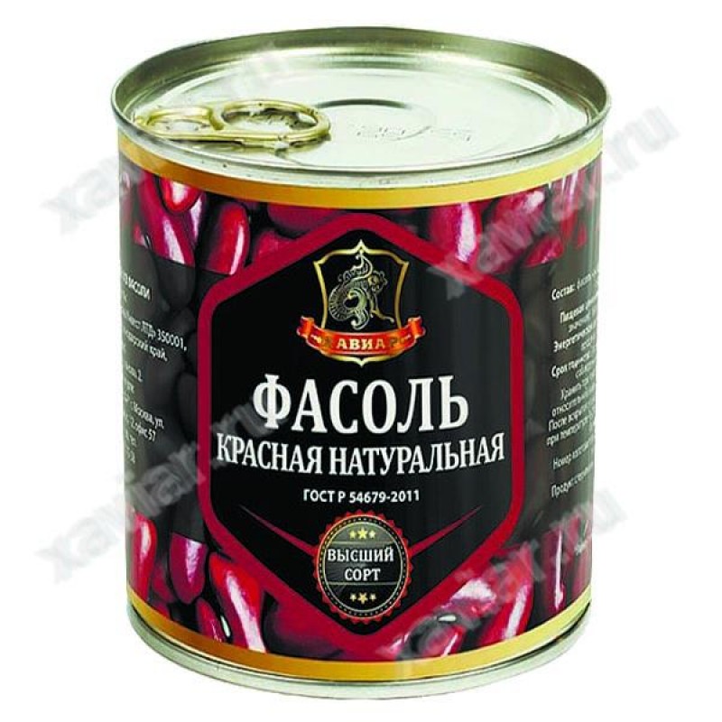 Фасоль красная натуральная «Хавиар», 420 гр. купить продукты с доставкой  - интернет-магазин Добродуша