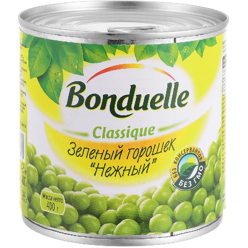 Горошек Зеленый ж/б  Бондюэль  425мл., Консервация, Овощная консервация, Bonduelle - купить с доставкой