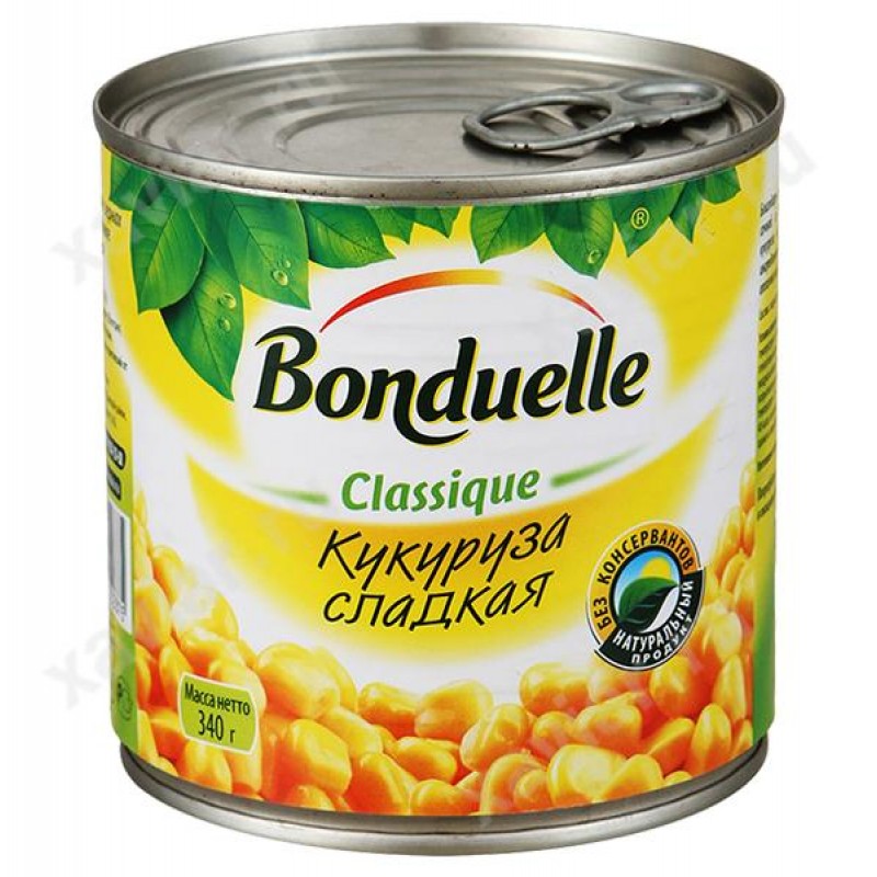 Кукуруза сладкая «Бондюэль», 340 гр. купить продукты с доставкой  - интернет-магазин Добродуша