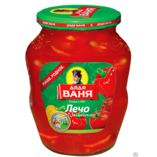 Дядя Ваня лечо 0,68 л Закарпатское стеклянная банка
