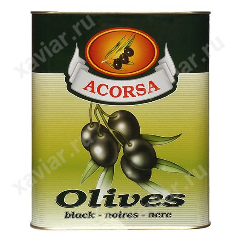 Маслины черные без косточки «ACORSA», 7,5 кг. купить продукты с доставкой  - интернет-магазин Добродуша