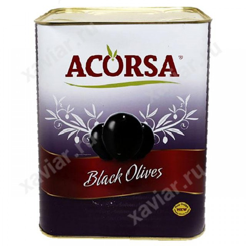 Маслины черные с косточкой «ACORSA», 7,5 кг. купить продукты с доставкой  - интернет-магазин Добродуша