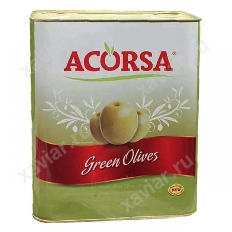 Оливки зеленые с косточкой «ACORSA», 7,5 кг. купить продукты с доставкой  - интернет-магазин Добродуша