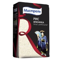 Рис Японика  Мистраль  пропаренный 0,5кг.