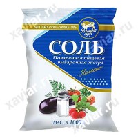 Соль поваренная пищевая выварочная Экстра Полесье, 1 кг.
