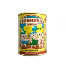 Свинина тушеная  Береза  ГОСТ 338гр. в/с, 5 шт. в уп.