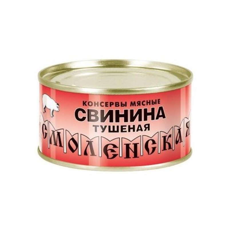 Свинина тушеная дачная  Смоленская  325гр. купить продукты с доставкой  - интернет-магазин Добродуша