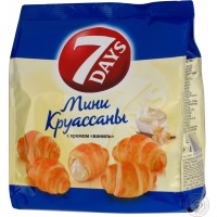 Круассан с кремом ваниль 7DAYS, 65 г, 10 шт. в уп.