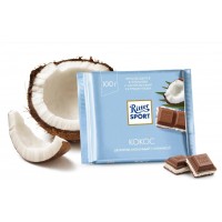 Шоколад Ritter Sport Молочный с кокосовой стружкой, 100 г