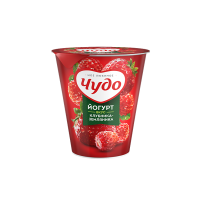 Чудо Йогурт фруктовый клубника-земляника 2,5%, 290 г, 4 шт. в уп.