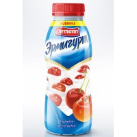 Эрмигурт йогурт 420 г 1,2% вишня-черешня бутылка, 6 шт. в уп.
